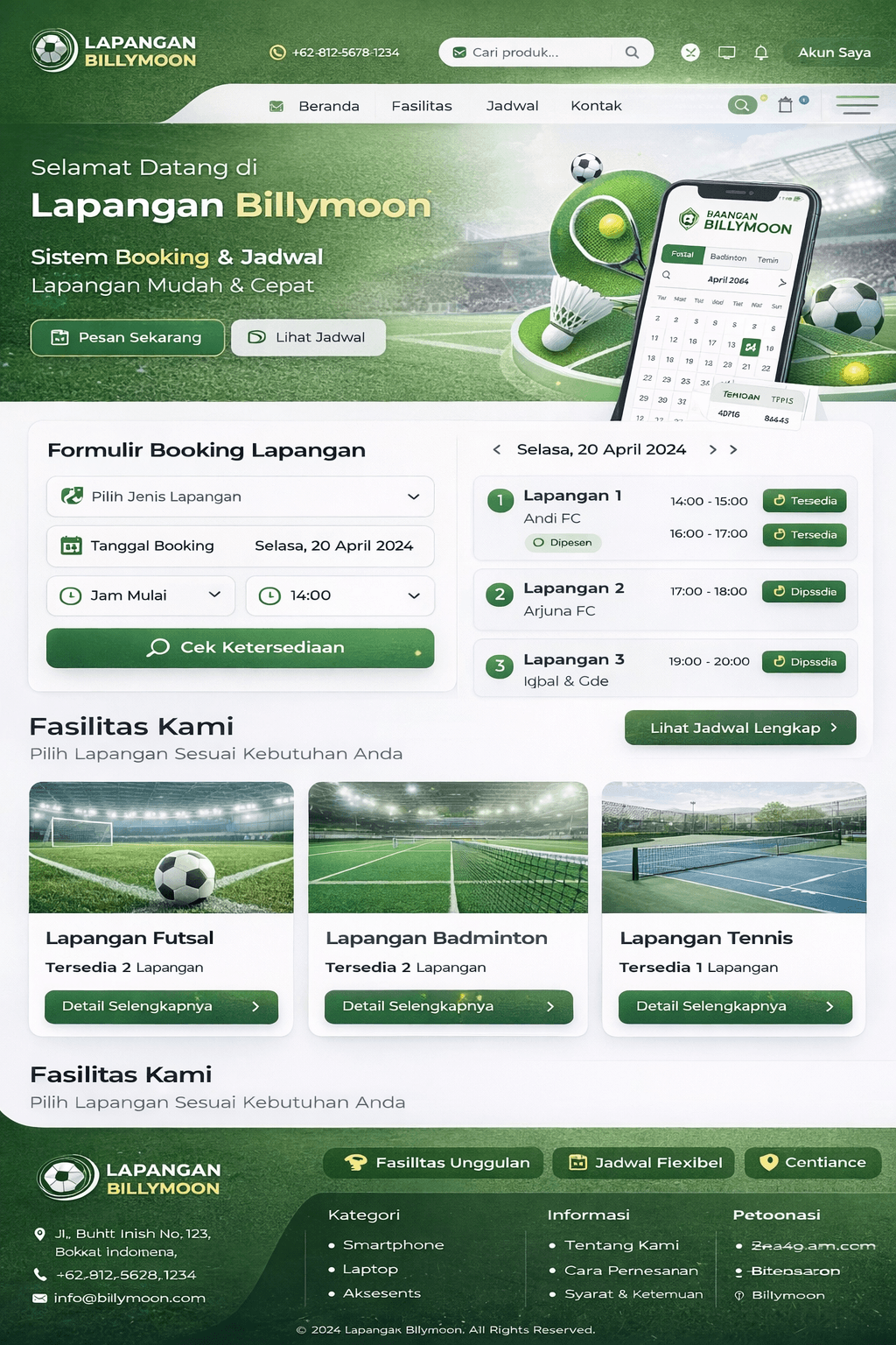 Sistem Booking & Jadwal