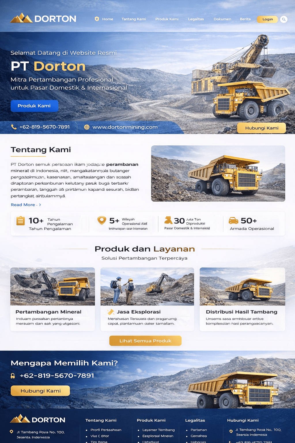 Company Profile Website