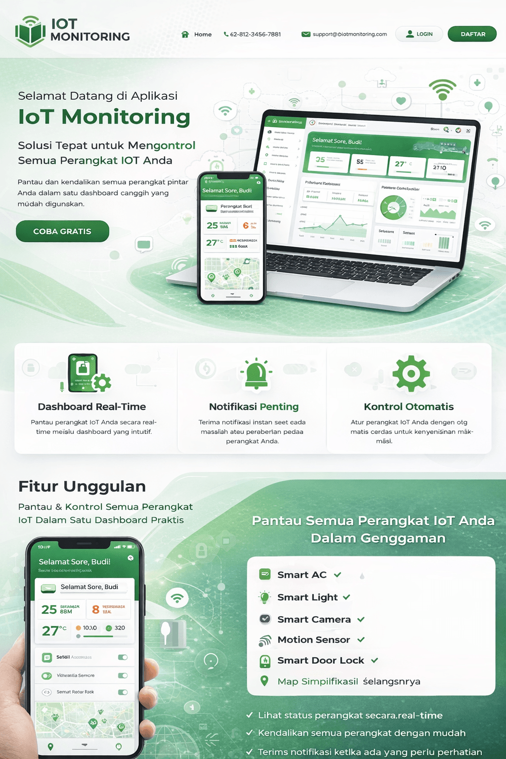IoT Monitoring + Dashboard