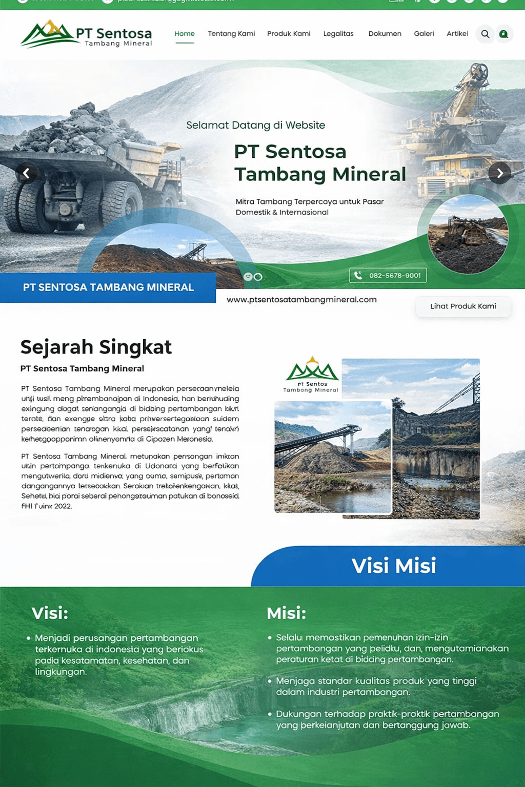 Landing Page Bisnis